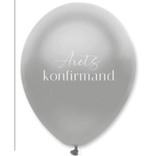 Årets Konfirmand Balloner Sølv