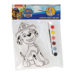 Paw Patrol® Marshall Mal Selv Lærred Med Maling & Pensel