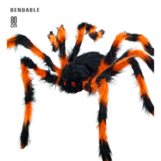 Behåret Edderkop Orange/Sort