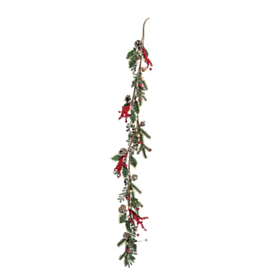Fyrretræ & Bær Juleguirlande