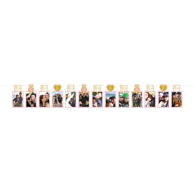 Love Foto Guirlande Hvid