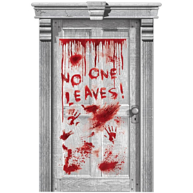 No One Leaves! Dørdekoration