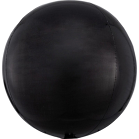 Orbz Folieballon Sort