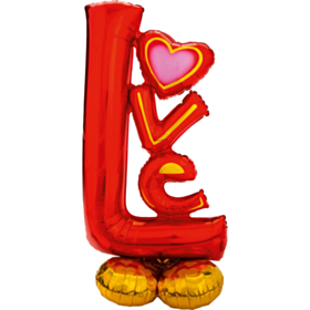 Love Mega Folieballon Rød