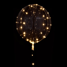 Eksklusiv Hvid LED Ballon Klar