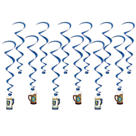Oktoberfest Swirls Blå