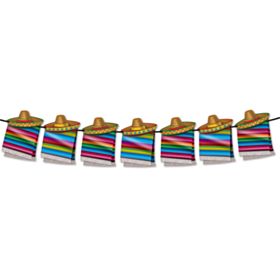 Fiesta Sombrero Flagguirlande