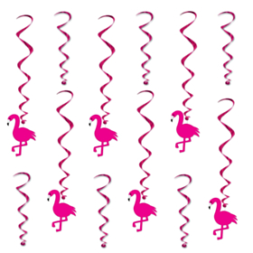 Flamingo Swirls