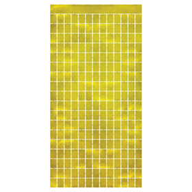 Firkantet Backdrop Metallisk Guld