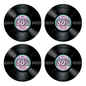 50'er Vinylplade Udskæringer