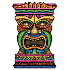 Stor Tiki Papfigur