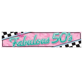 50's Rock n' Roll Banner