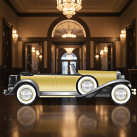 20'er Roadster Gangsterbil Dekoration