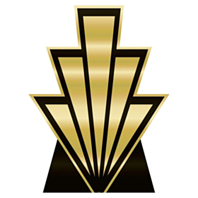 20'er Art Deco Dekoration Guld