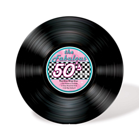 50'er Vinylplade Dekoration