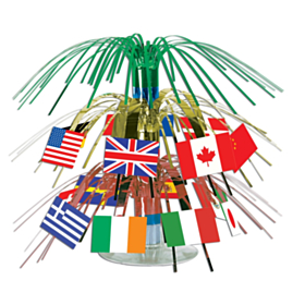 Internationale Flag Borddekoration