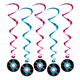 Rock & Roll Vinylplade Swirls