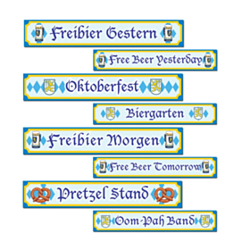 Oktoberfest Vejskilte