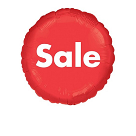 Sale Folieballon Rød