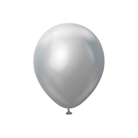 Premium Latexballoner Chrome Sølv