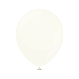 Premium Mellemstore Latexballoner Retro White