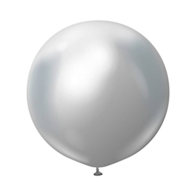 Premium Store Latexballoner Chrome Sølv