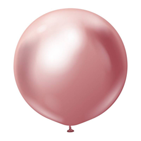 Premium Kæmpe Latexballoner Chrome Pink