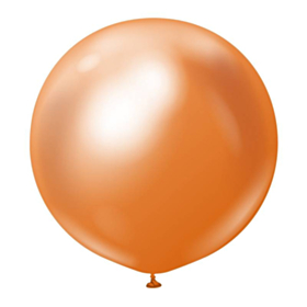 Premium Kæmpe Latexballoner Chrome Kobber