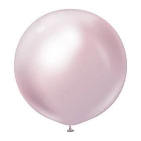 Premium Kæmpe Latexballoner Chrome Pink Gold