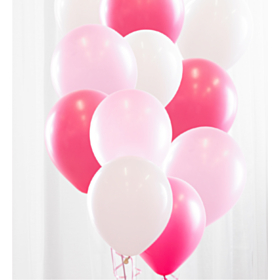 Ballonbuket Lyserød