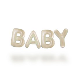 Baby Ballonguirlande Creme