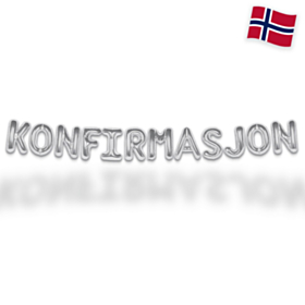 Konfirmasjon Ballonguirlande Sølv