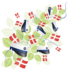 Luksus Student Servietter Blå