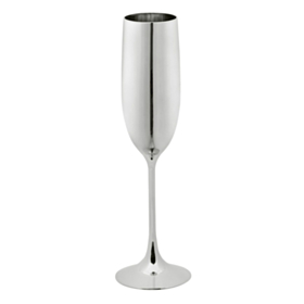 Plast Champagneglas Sølv