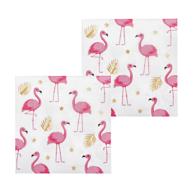 Pink Flamingo Servietter