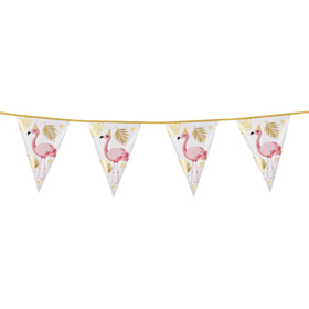 Pink Flamingo Vimpelguirlande