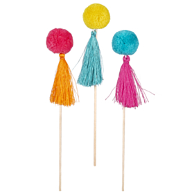 Pompom Cocktailpinde