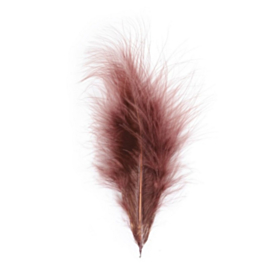 Dekorationsfjer Chokolade 10-15 cm