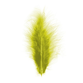 Dekorationsfjer Kiwi 10-15 cm