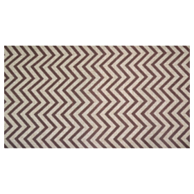 Chevron Jute Bordløber Brun