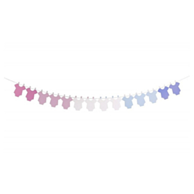 Babytøj Gender Reveal Guirlande