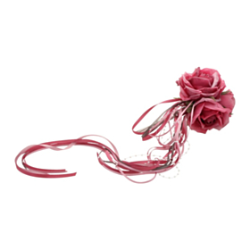Kunstig Rosebuket Fuchsia