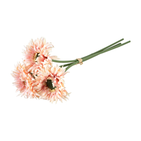 Kunstig Gerbera Buket Rosa Pastel