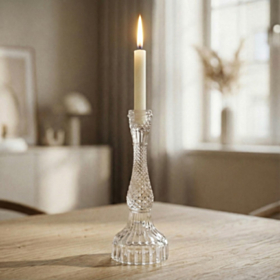 Symfoni Glas Lysestage Klar
