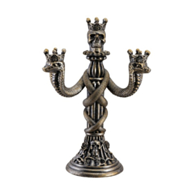 Royal Skelet & Slanger Lysestage