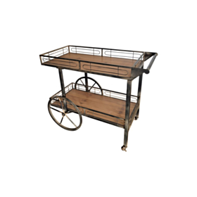 Vintage Serveringsbord Metal Sort