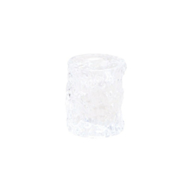 Isstruktur Glas Lysestage