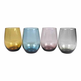 Farvede Vandglas
