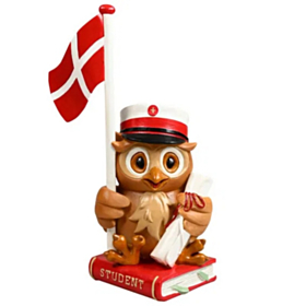 Student Ugle Rød