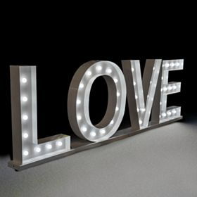 Love Lightbox Skilt